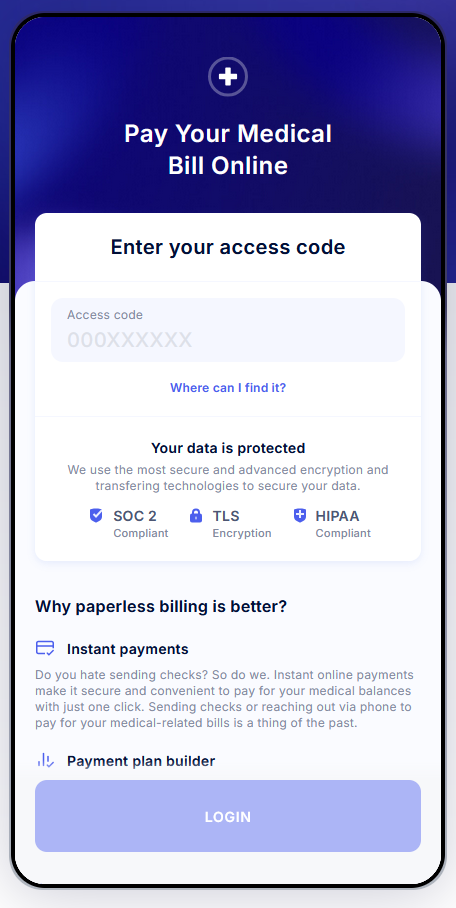 Payment Portal Screenshot