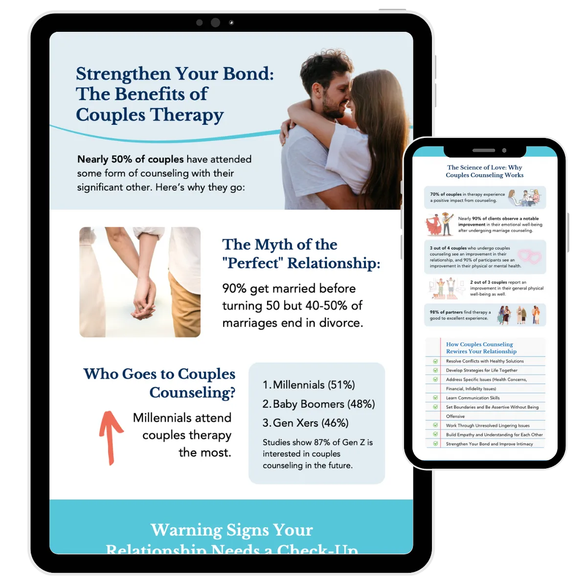 Strengthen your bond. The benefits of couples therapy.